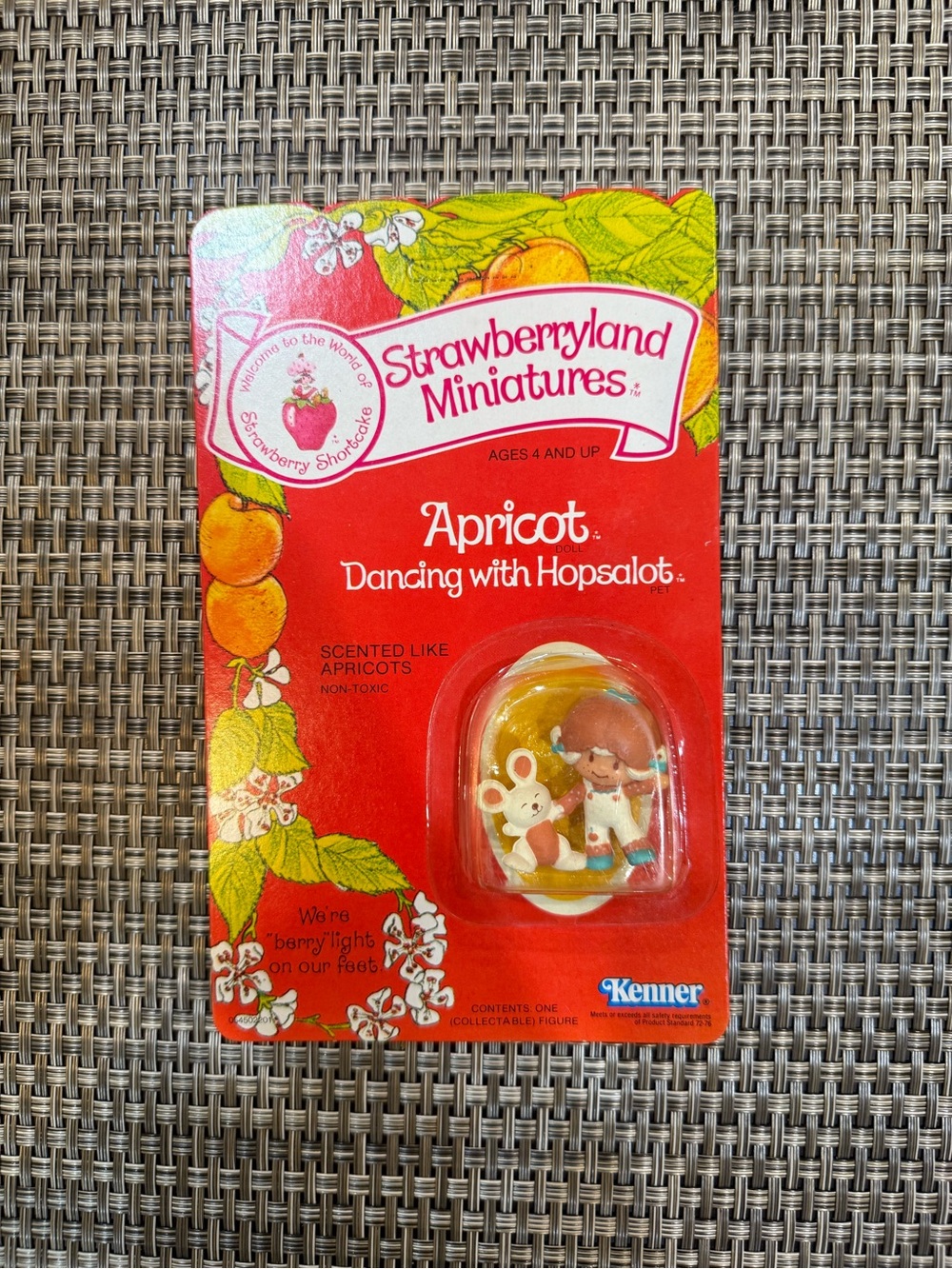 Strawberryland Miniatures Apricot Dancing with Hopsalot Figure - Orange